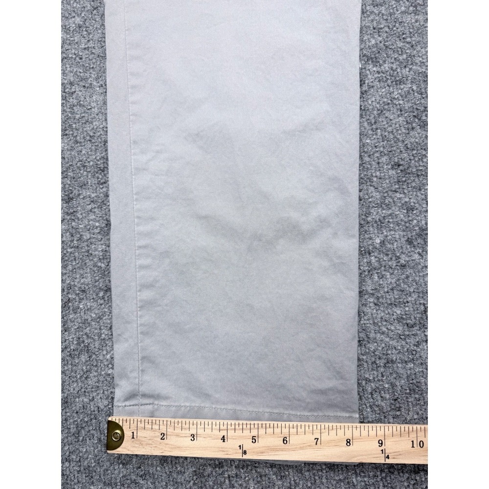 Polo Ralph Lauren Mens 38x30 Stretch Straight Fit Chino Pants Grey Cotton Twill - Picture 4 of 9